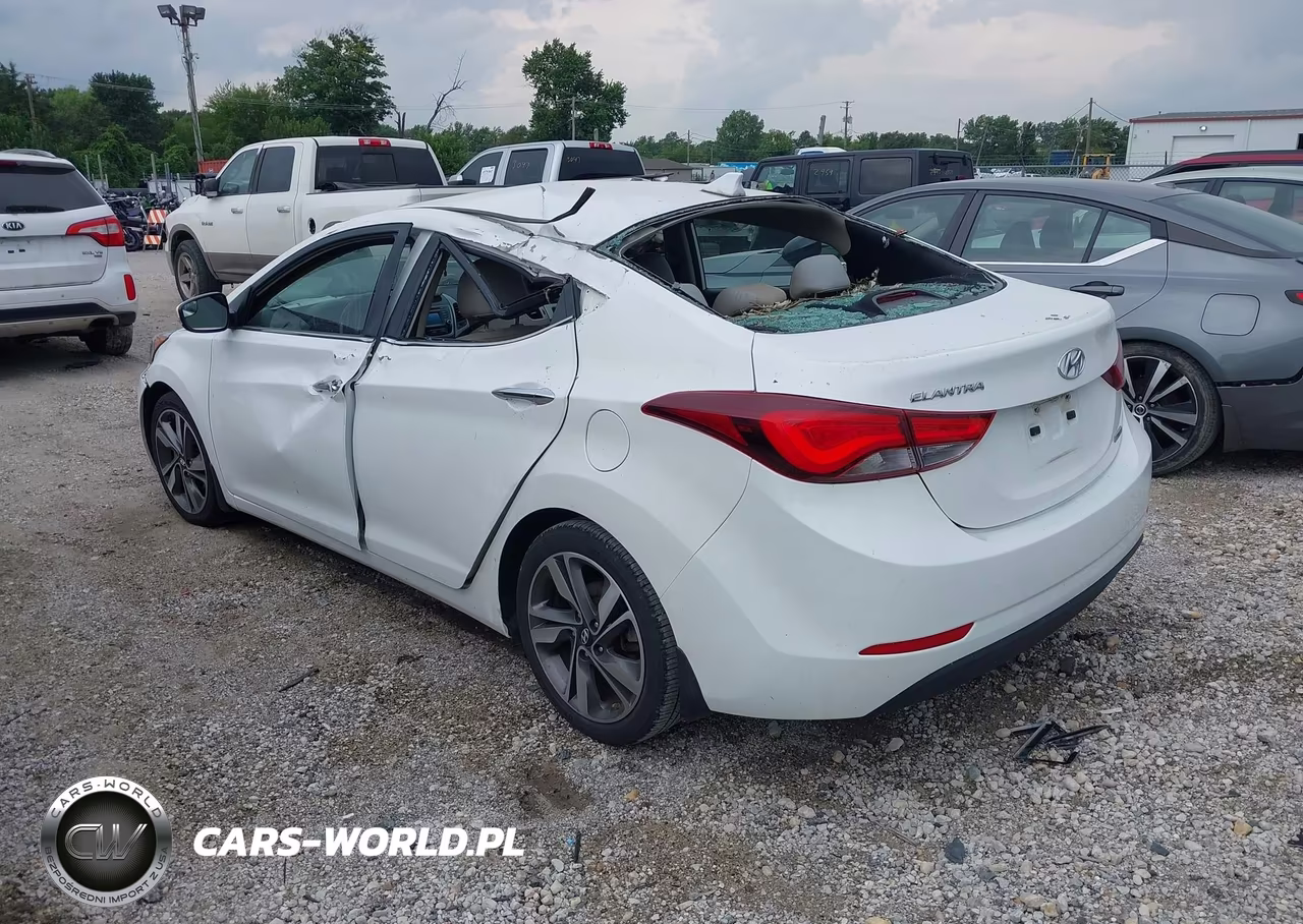 2014 Hyundai Elantra Limited VIN:5NPDH4AE9EH477936 - 3