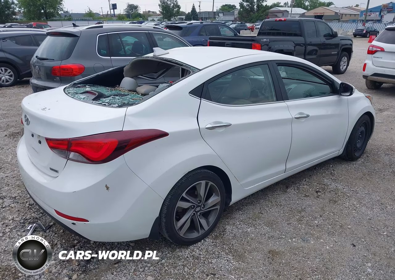 2014 Hyundai Elantra Limited VIN:5NPDH4AE9EH477936 - 4