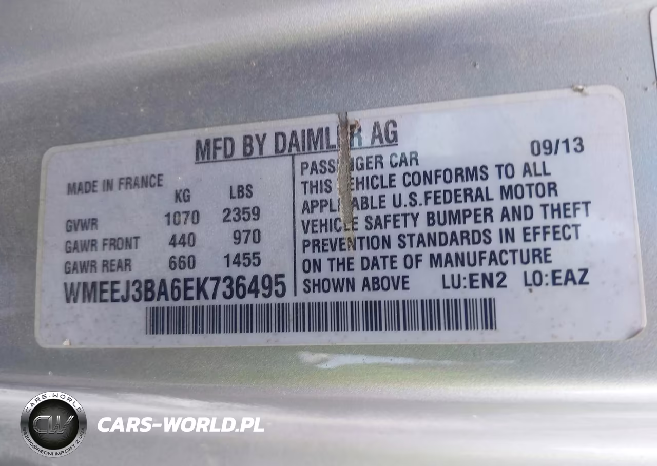 2014 Smart Fortwo Pure VIN:WMEEJ3BA6EK736495 - 9
