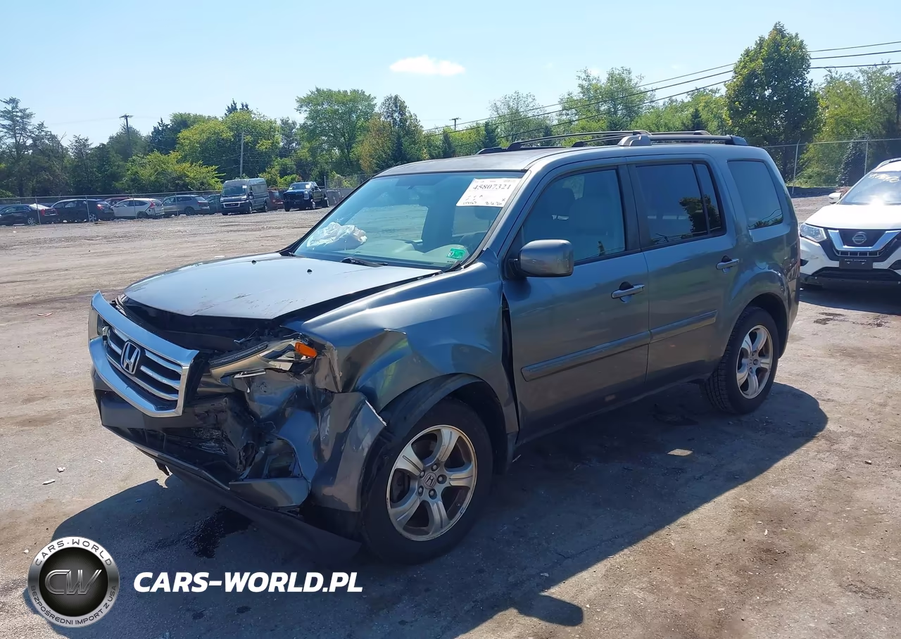 2013 Honda Pilot Ex VIN:5FNYF4H40DB025665 - 2