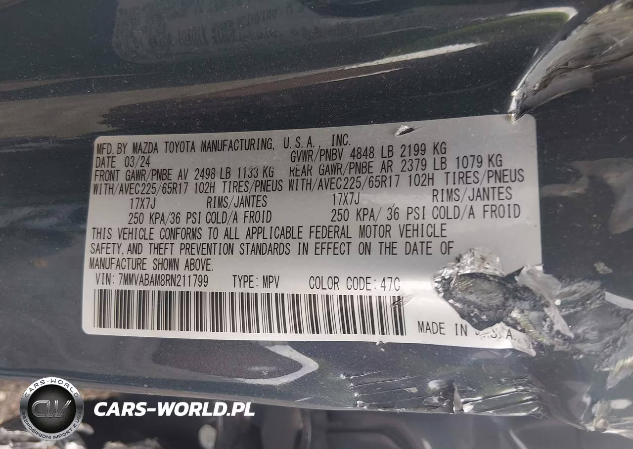 2024 Mazda Cx-50 2.5 S Select VIN:7MMVABAM8RN211799 - 9