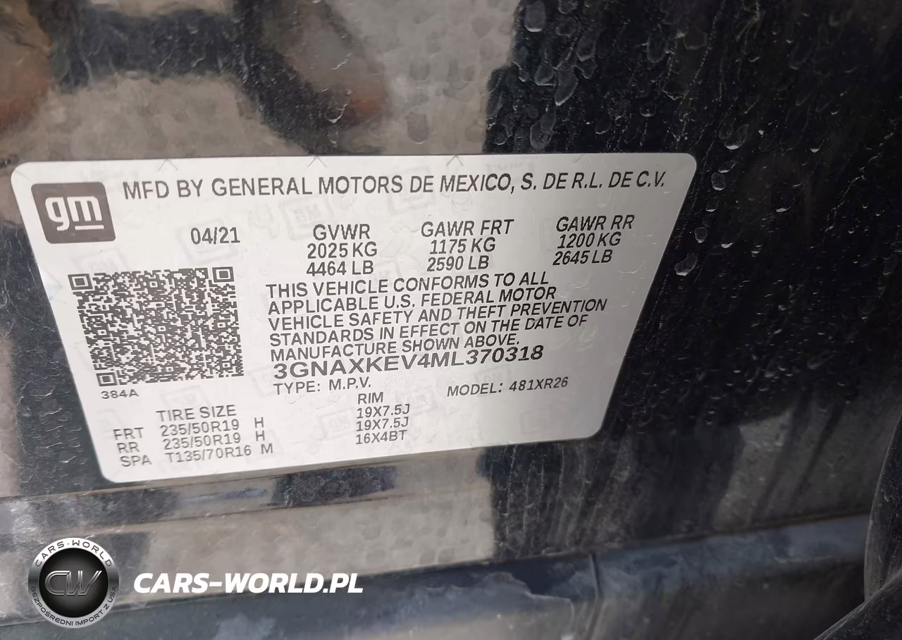 2021 Chevrolet Equinox Fwd Lt VIN:3GNAXKEV4ML370318 - 9