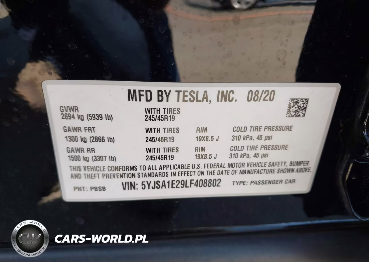 2020 Tesla Model S Long Range Dual Motor All-Wheel Drive-Long Range Plus Dual Motor All-Wheel Drive VIN:5YJSA1E29LF408802 - 9