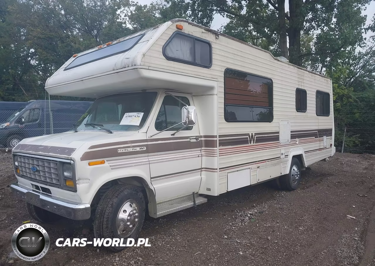 1987 Ford Econoline E350 Cutaway Van VIN:1FDKE30L6HHA46527 - 2