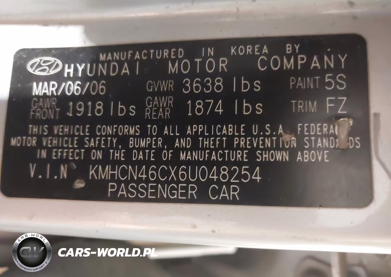 2006 Hyundai Accent Gls VIN:KMHCN46CX6U048254 - 9