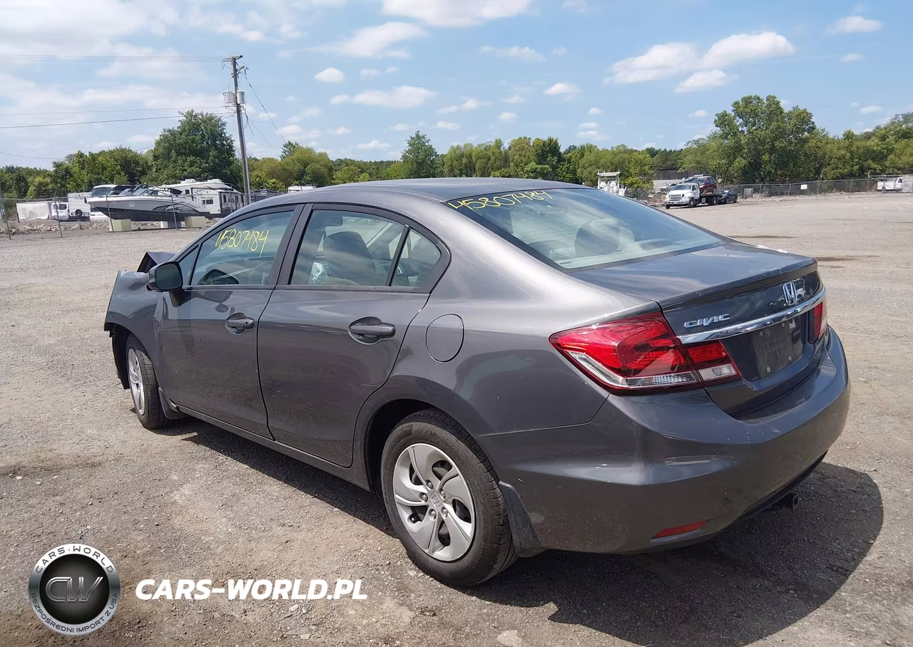 2013 Honda Civic Lx VIN:2HGFB2F53DH594492 - 3