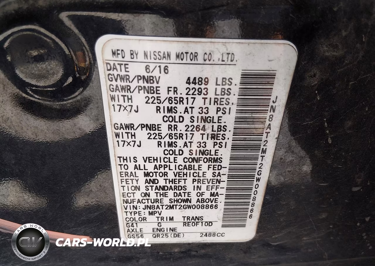 2016 Nissan Rogue S VIN:JN8AT2MT2GW008866 - 9