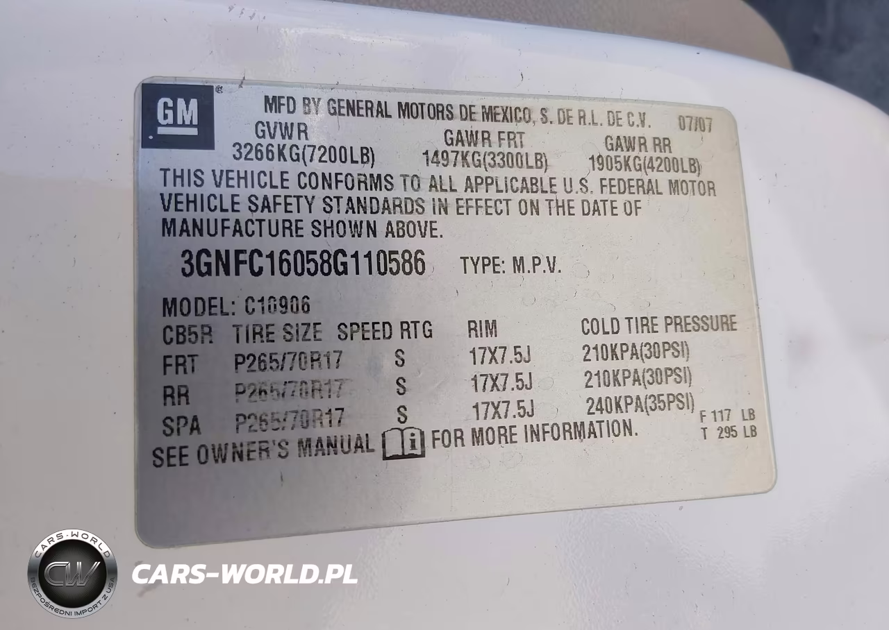 2008 Chevrolet Suburban 1500 Lt VIN:3GNFC16058G110586 - 9