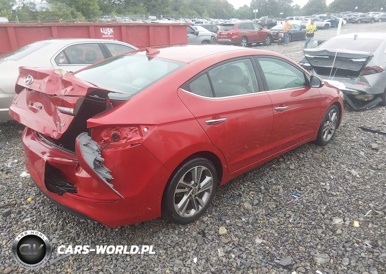 2017 Hyundai Elantra Limited VIN:5NPD84LF2HH055095 - 4