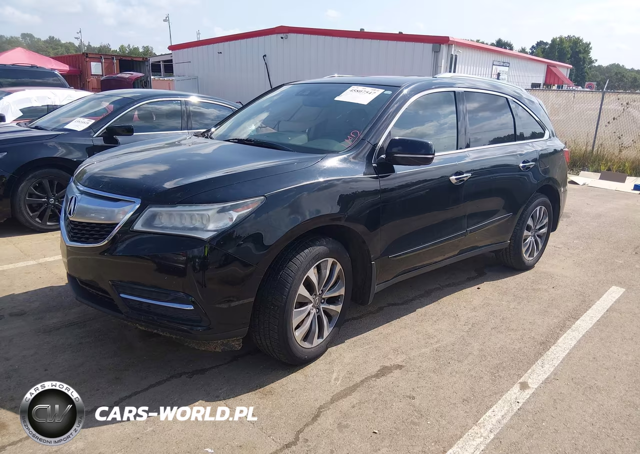 2016 Acura Mdx Technology Acurawatch Plus Packages-Technology Package VIN:5FRYD3H41GB002608 - 2