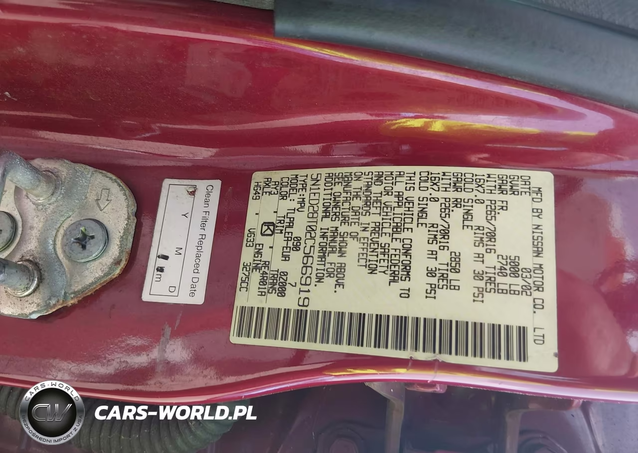 2002 Nissan Xterra Xe VIN:5N1ED28T02C566919 - 9