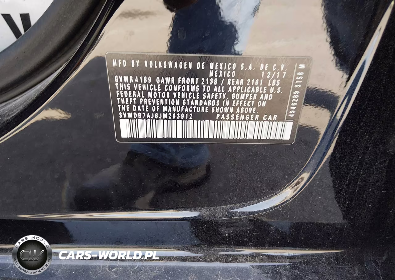 2018 Volkswagen Jetta 1.4T Se-1.4T Wolfsburg Edition VIN:3VWDB7AJ8JM263912 - 9