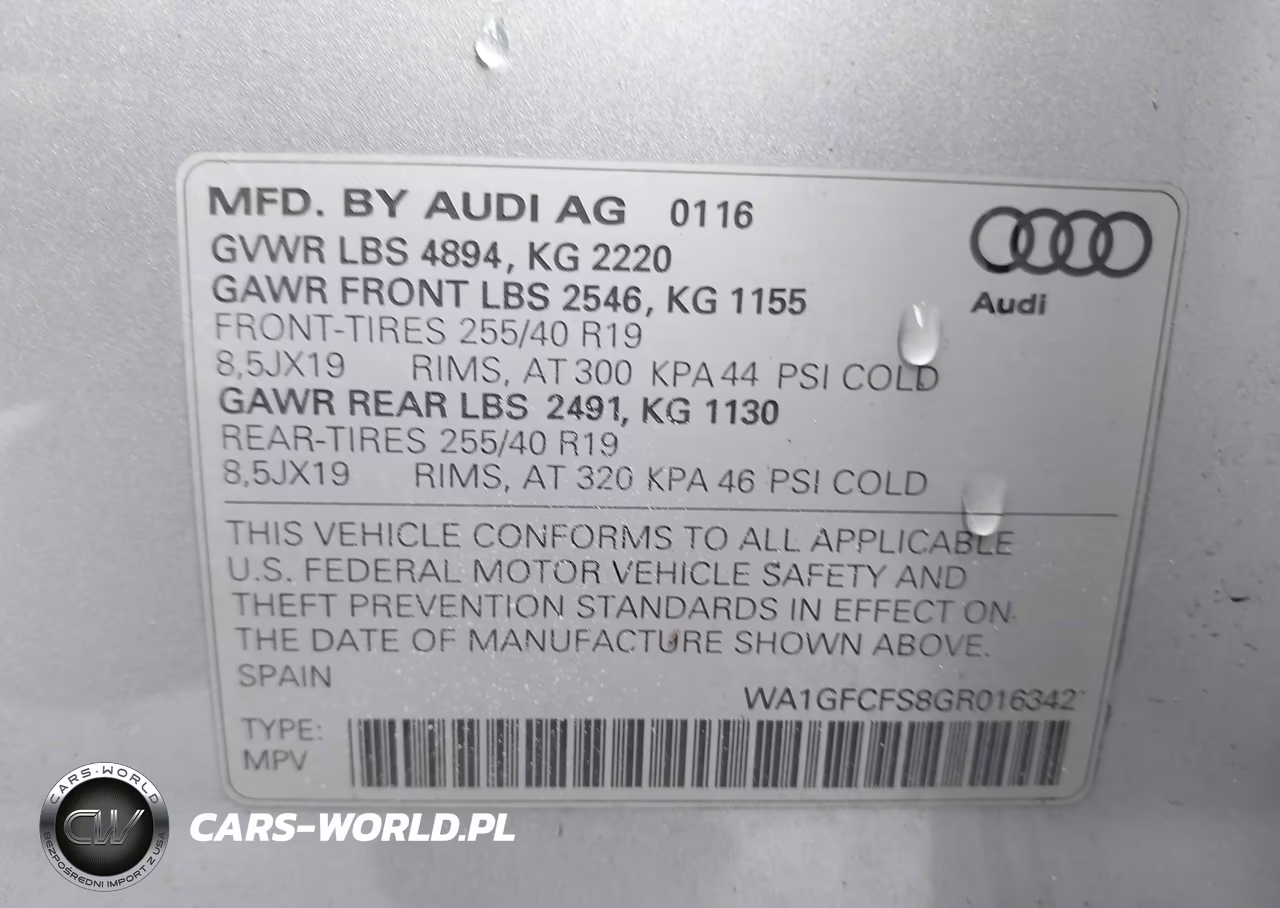 2016 Audi Q3 2.0T Premium Plus VIN:WA1GFCFS8GR016342 - 9