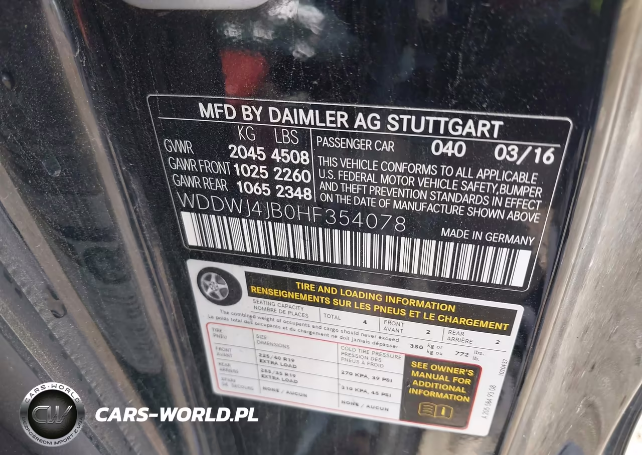 2017 Mercedes-Benz C 300 VIN:WDDWJ4JB0HF354078 - 9