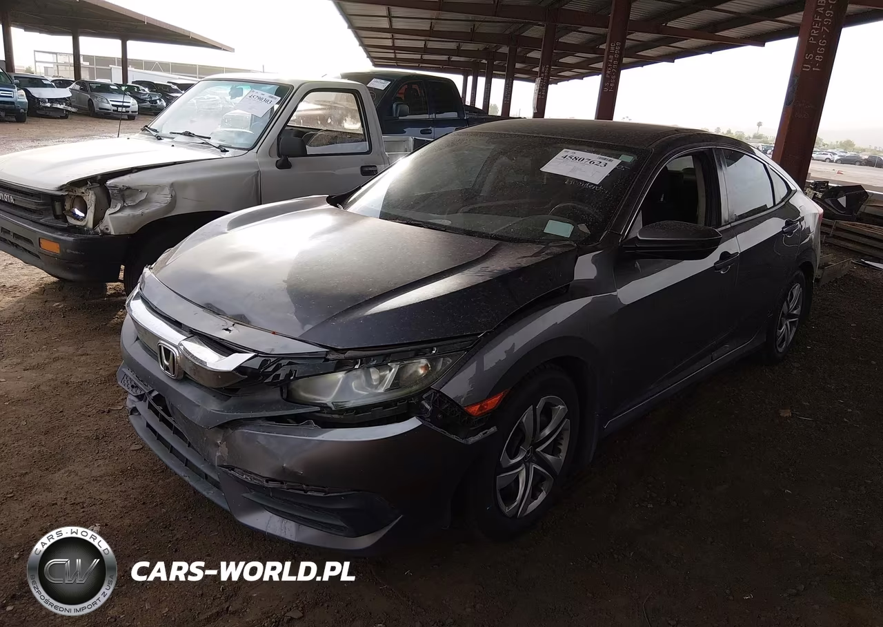 2016 Honda Civic Lx VIN:19XFC2F58GE077605 - 2