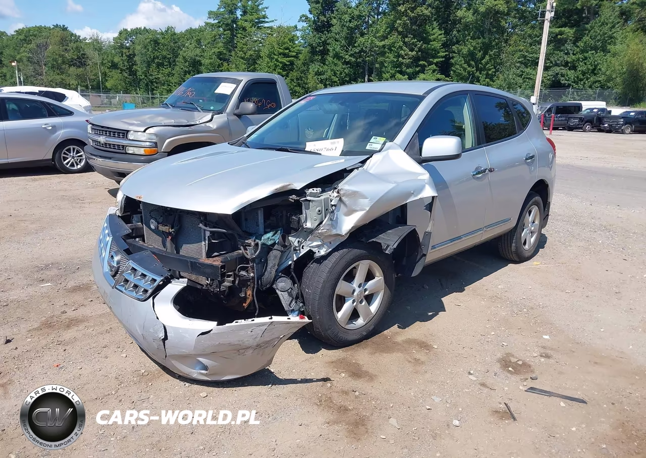 2013 Nissan Rogue S VIN:JN8AS5MVXDW664122 - 2