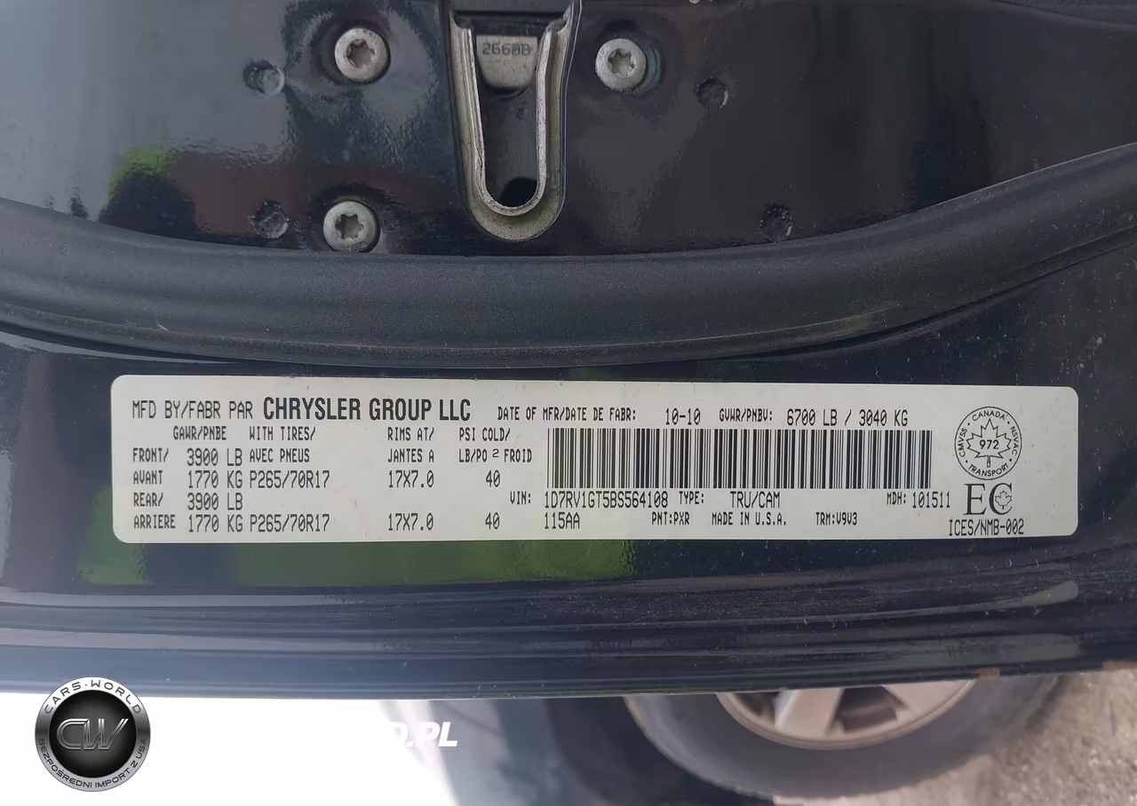 2011 Ram Ram 1500 Slt VIN:1D7RV1GT5BS564108 - 9