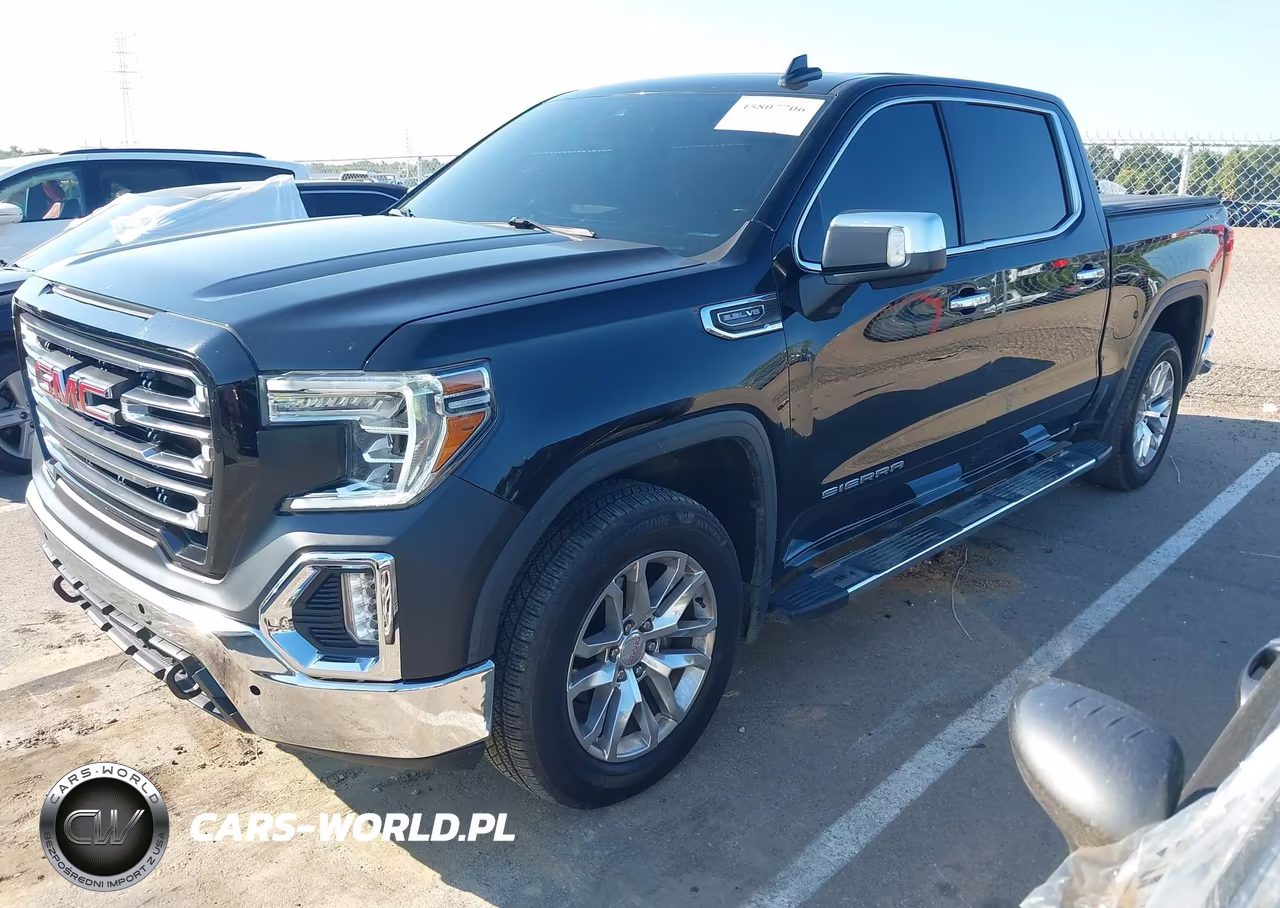 2021 GMC Sierra 1500 4Wd Short Box Slt VIN:3GTU9DED1MG217505 - 2