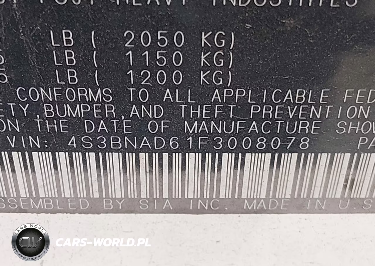 2015 Subaru Legacy 2.5I Premium VIN:4S3BNAD61F3008078 - 9