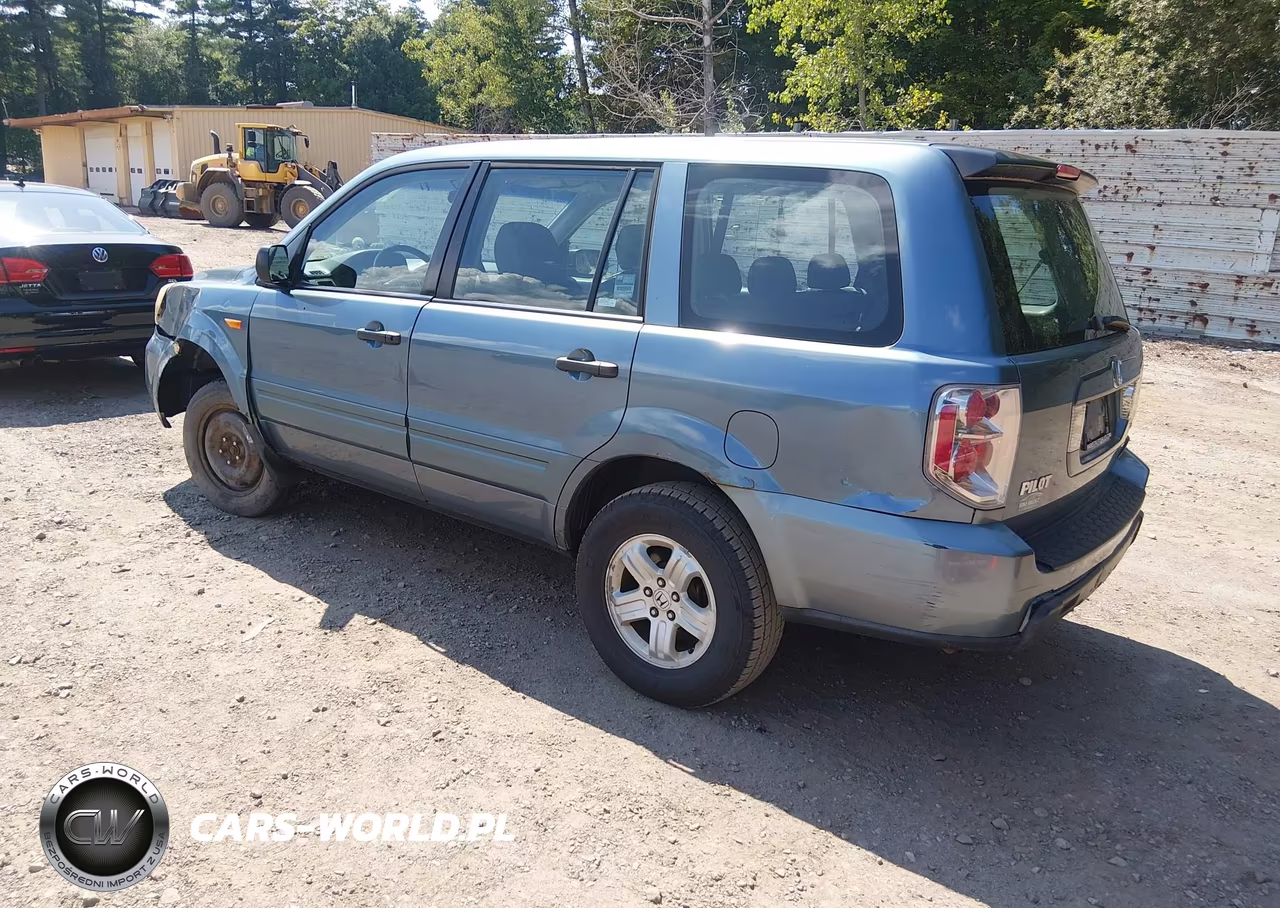 2007 Honda Pilot Lx VIN:2HKYF18107H528039 - 3