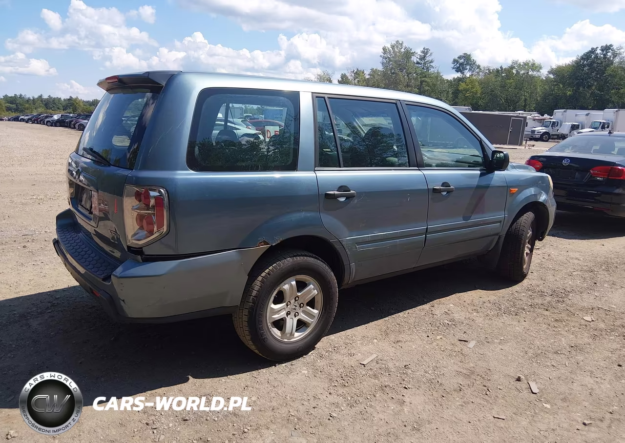 2007 Honda Pilot Lx VIN:2HKYF18107H528039 - 4