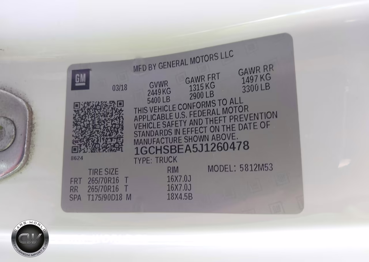 2018 Chevrolet Colorado Wt VIN:1GCHSBEA5J1260478 - 9