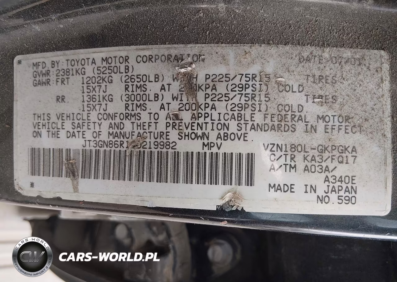 2002 Toyota 4Runner Sr5 V6 VIN:JT3GN86R120219982 - 9