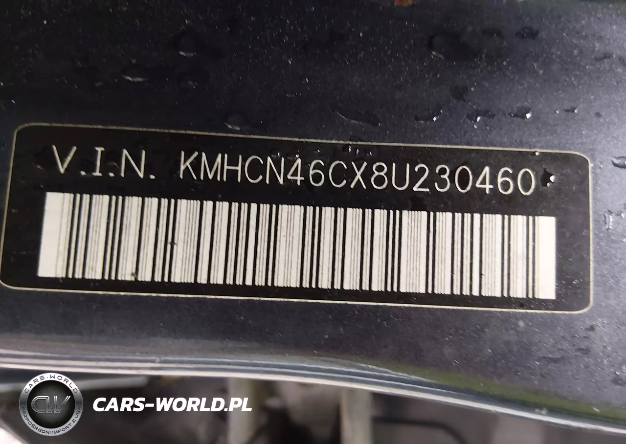 2008 Hyundai Accent Gls VIN:KMHCN46CX8U230460 - 9