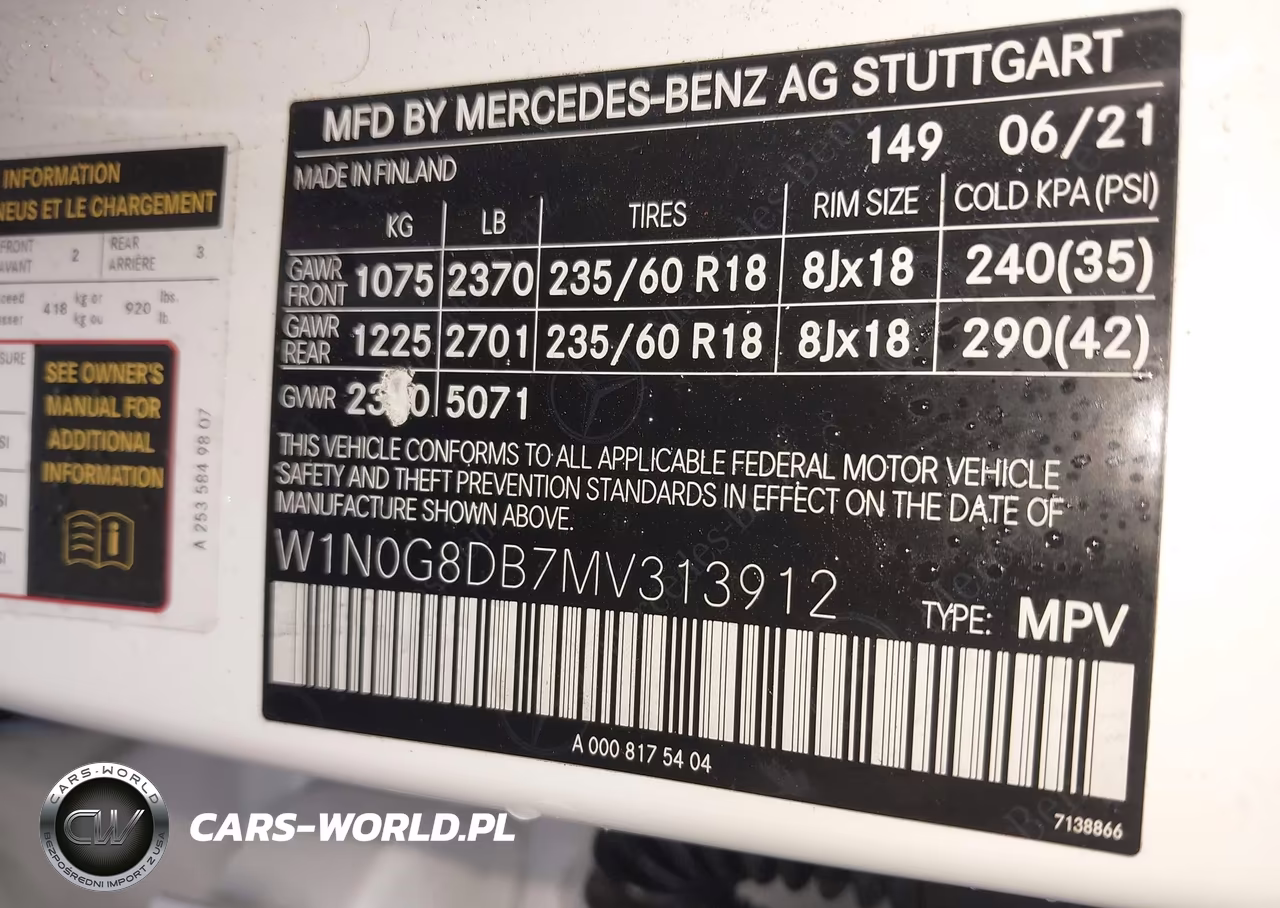 2021 Mercedes-Benz Glc 300 Suv VIN:W1N0G8DB7MV313912 - 9