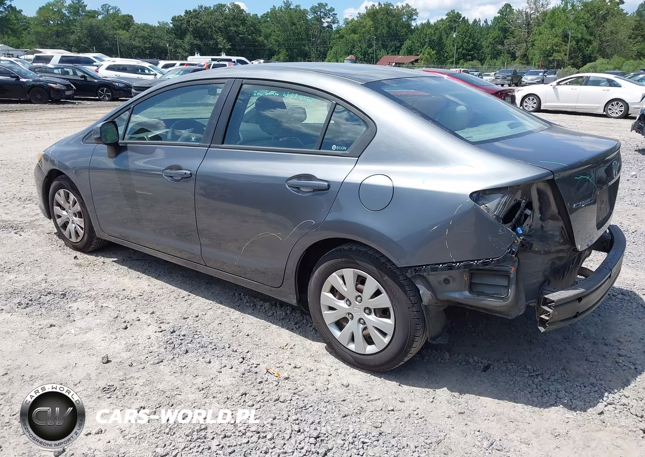 2012 Honda Civic Lx VIN:19XFB2F52CE091710 - 3