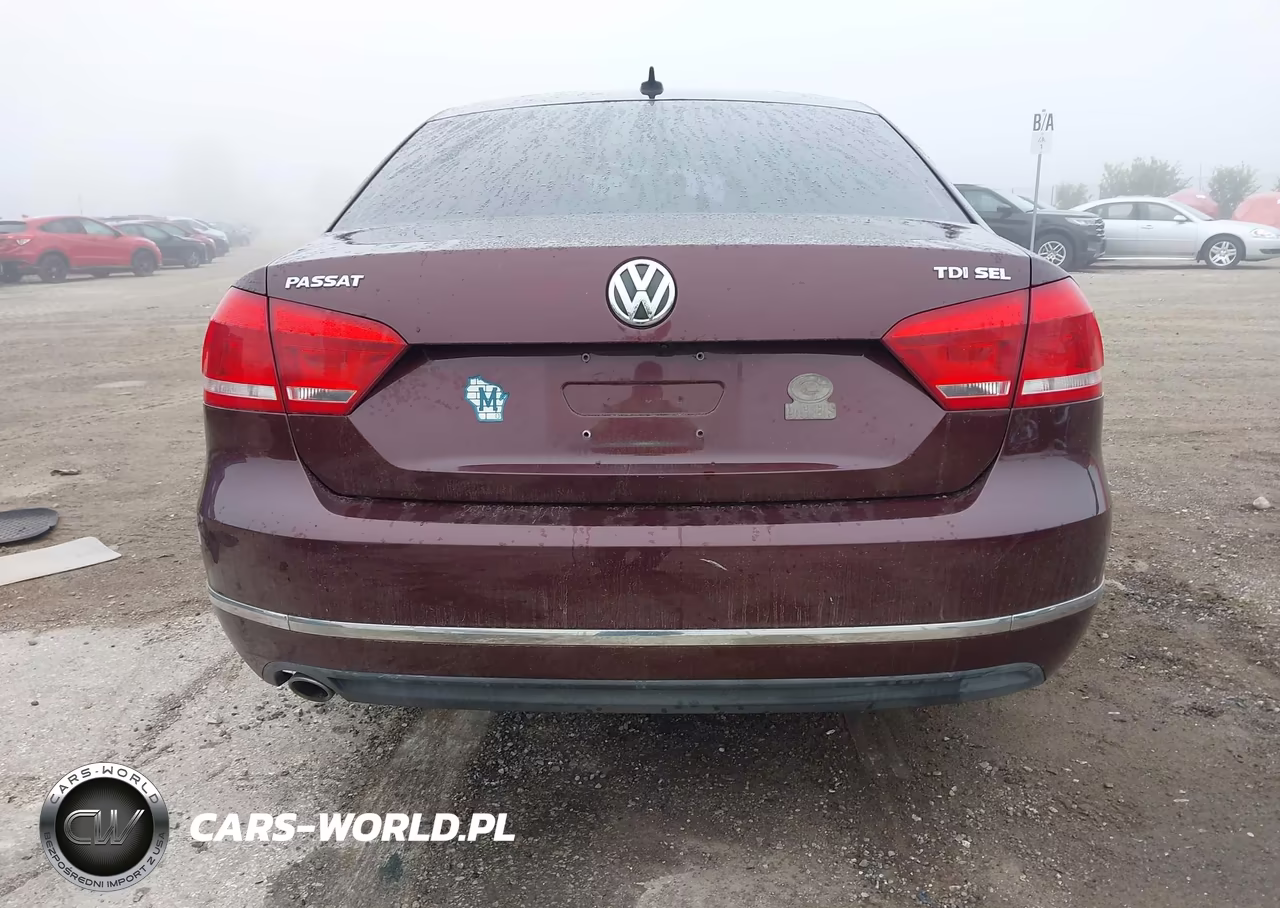 2014 Volkswagen Passat 2.0L Tdi Sel Premium VIN:1VWCN7A36EC085803 - 15