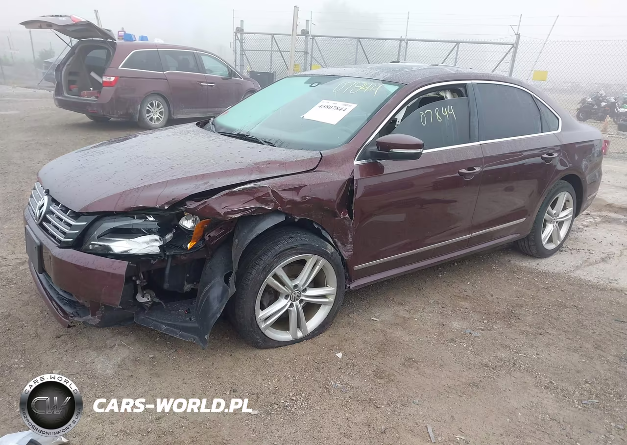 2014 Volkswagen Passat 2.0L Tdi Sel Premium VIN:1VWCN7A36EC085803 - 2