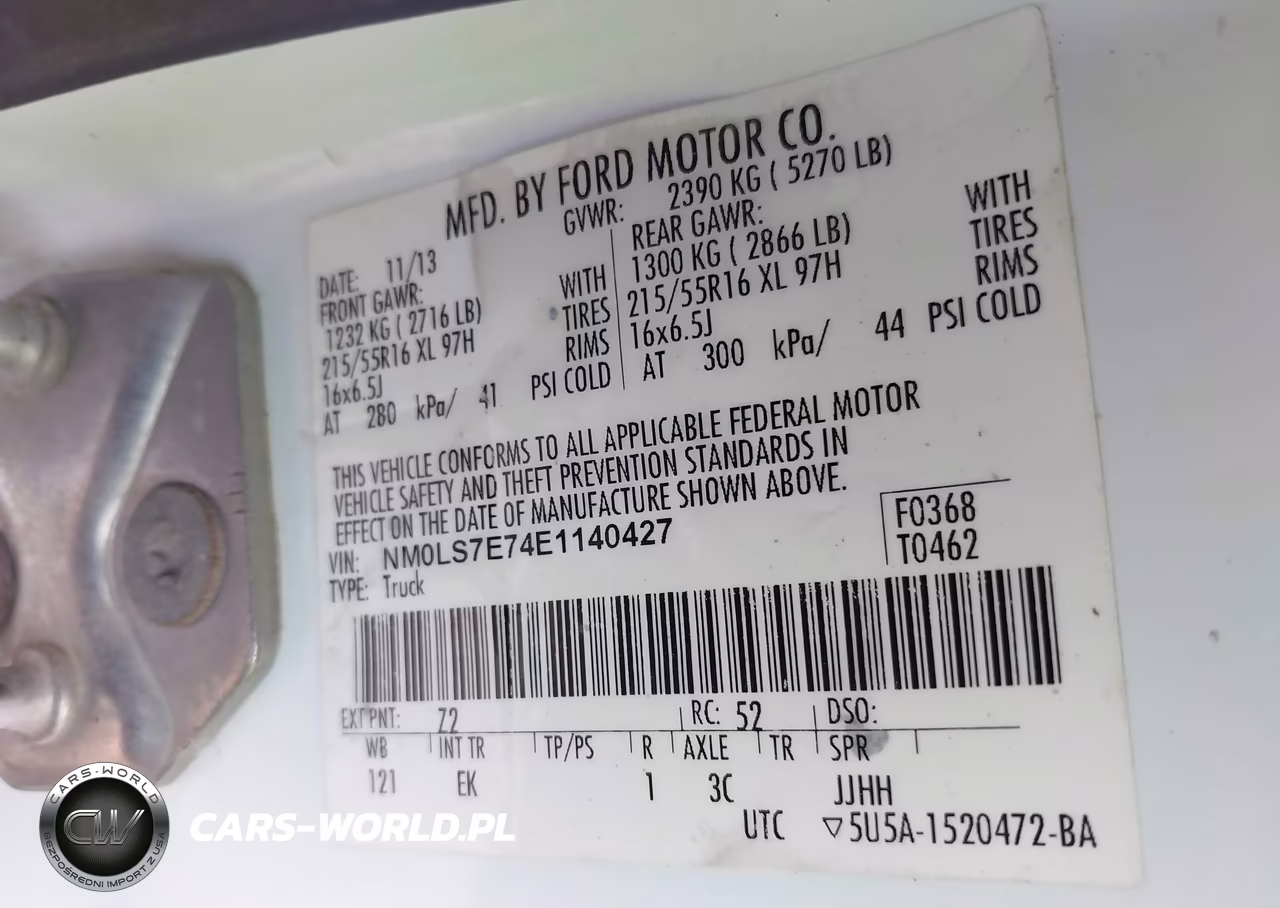 2014 Ford Transit Connect Xl VIN:NM0LS7E74E1140427 - 9