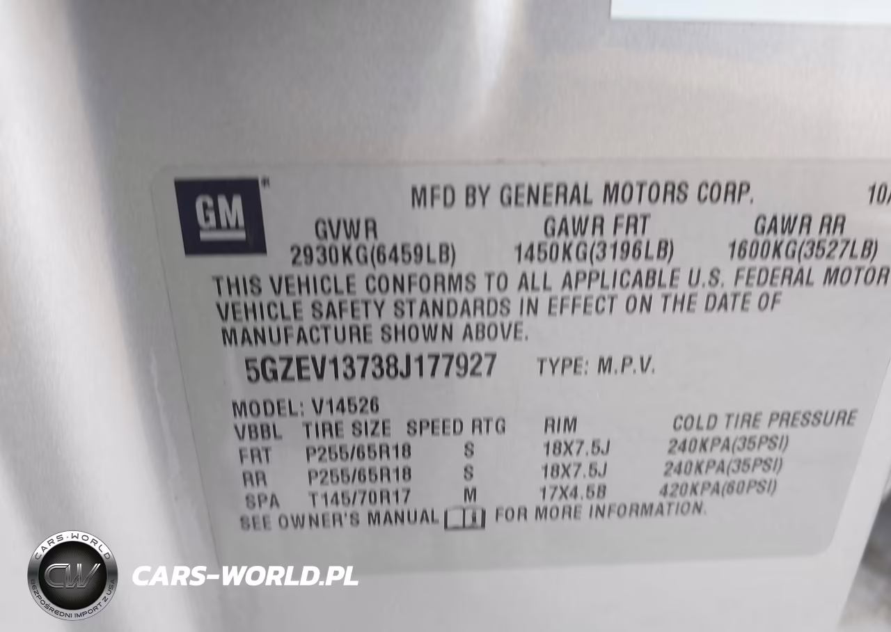 2008 Saturn Outlook Xe VIN:5GZEV13738J177927 - 9