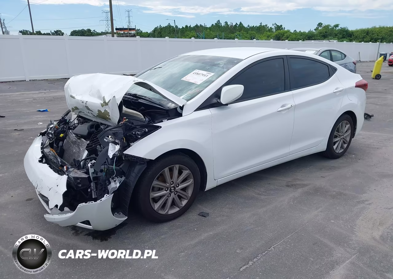 2014 Hyundai Elantra Se VIN:5NPDH4AE0EH480918 - 2