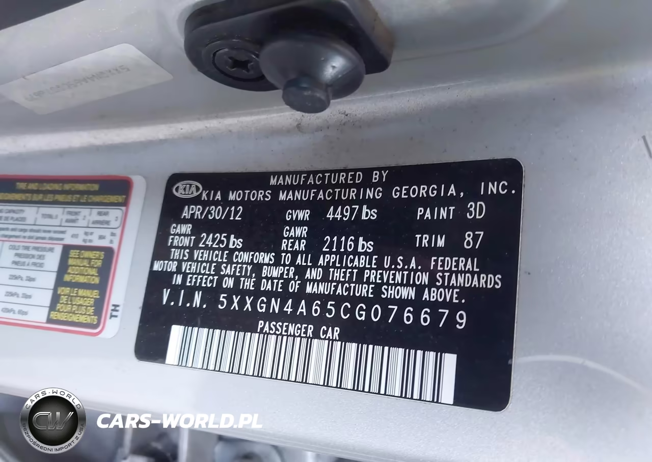 2012 Kia Optima Ex Turbo VIN:5XXGN4A65CG076679 - 9