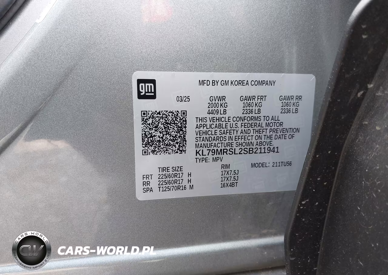 2025 Chevrolet Trailblazer Awd Lt VIN:KL79MRSL2SB211941 - 9