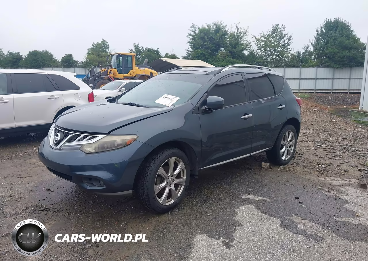 2012 Nissan Murano Le VIN:JN8AZ1MU9CW110631 - 2