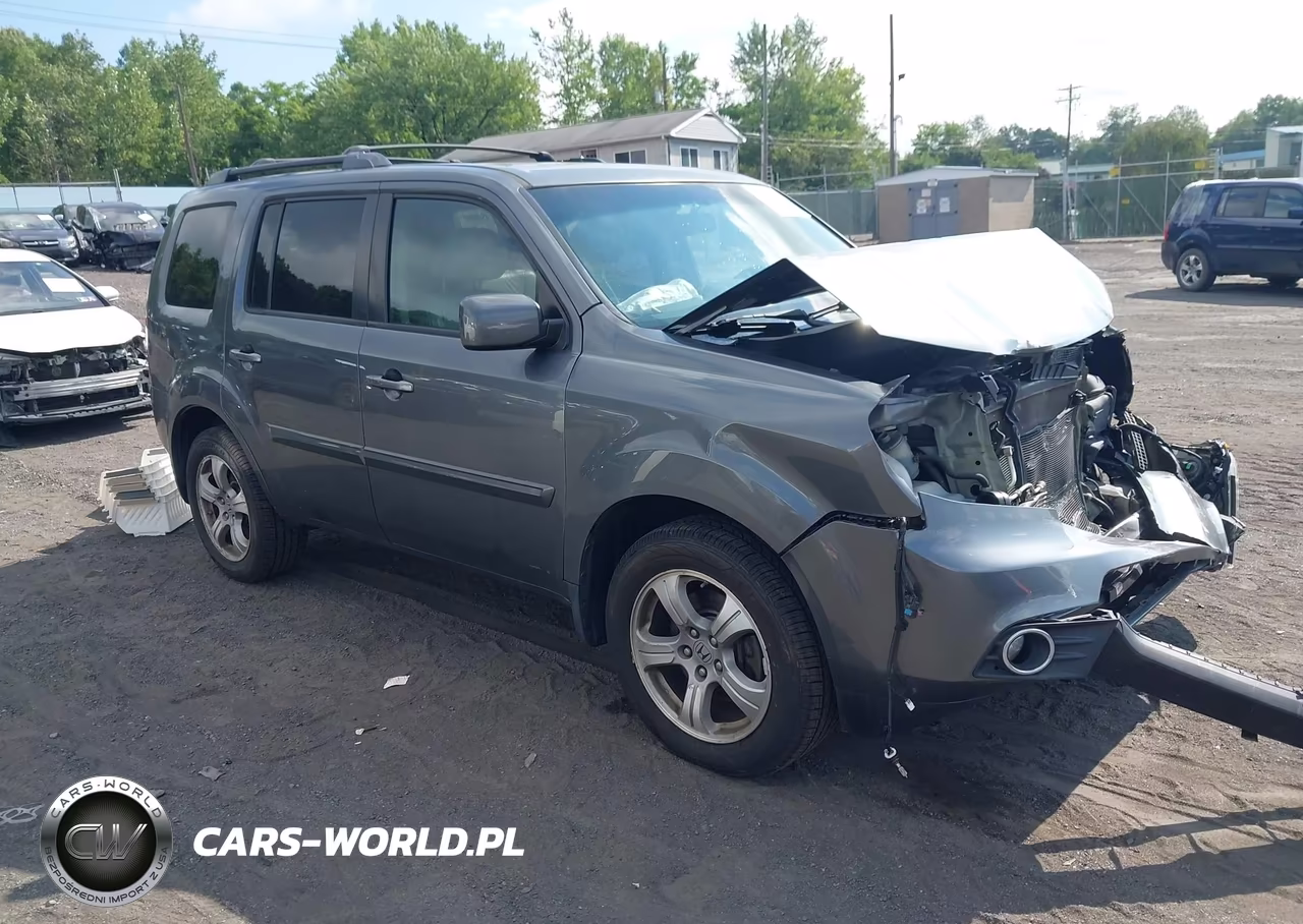 2013 Honda Pilot Ex-L VIN:5FNYF4H5XDB014455 - 1