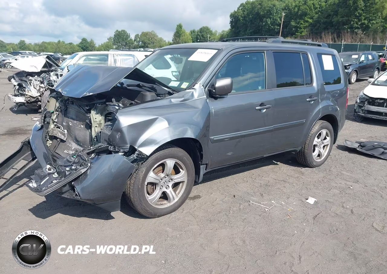 2013 Honda Pilot Ex-L VIN:5FNYF4H5XDB014455 - 2