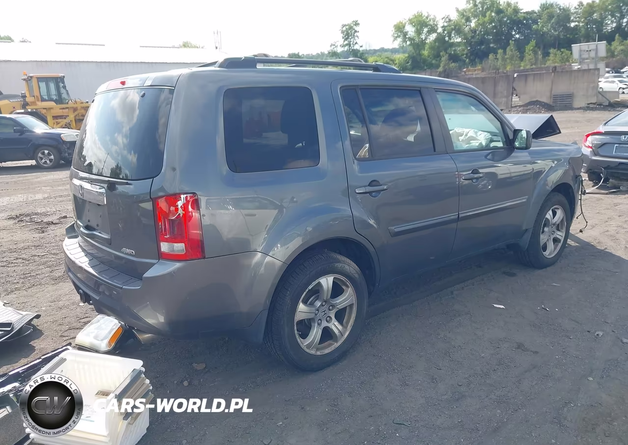 2013 Honda Pilot Ex-L VIN:5FNYF4H5XDB014455 - 4