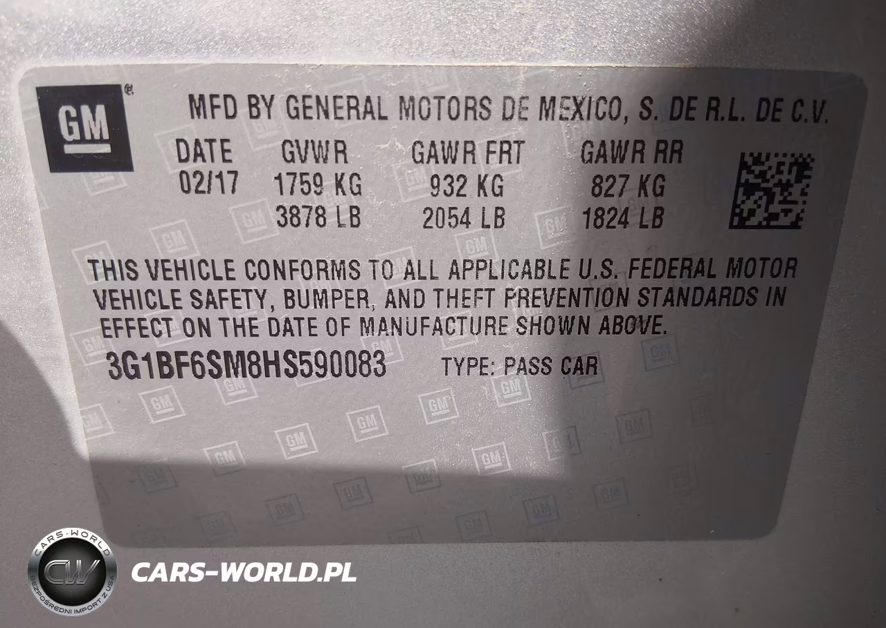2017 Chevrolet Cruze Premier Auto VIN:3G1BF6SM8HS590083 - 9