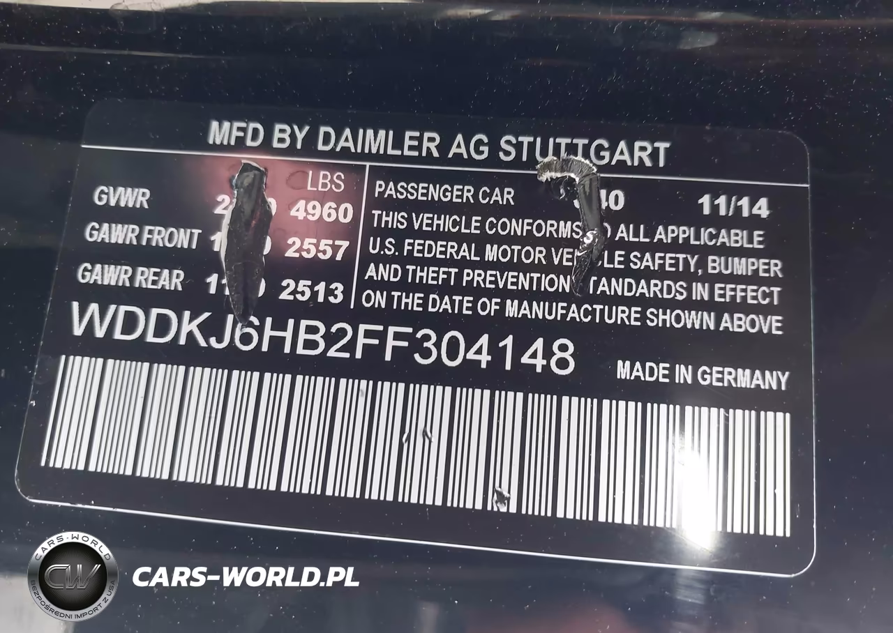 2015 Mercedes-Benz E 400 4Matic VIN:WDDKJ6HB2FF304148 - 9