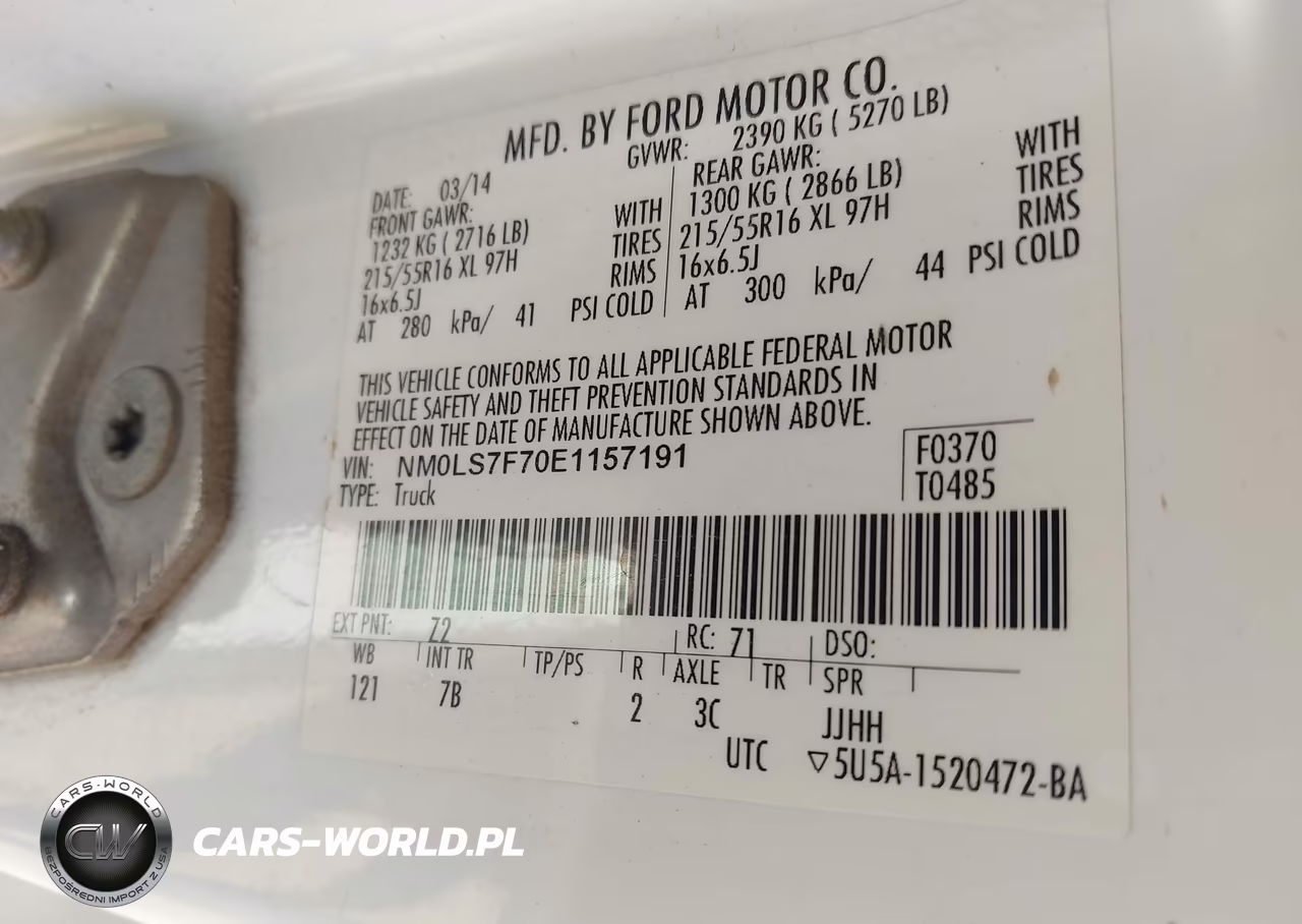 2014 Ford Transit Connect Xlt VIN:NM0LS7F70E1157191 - 9