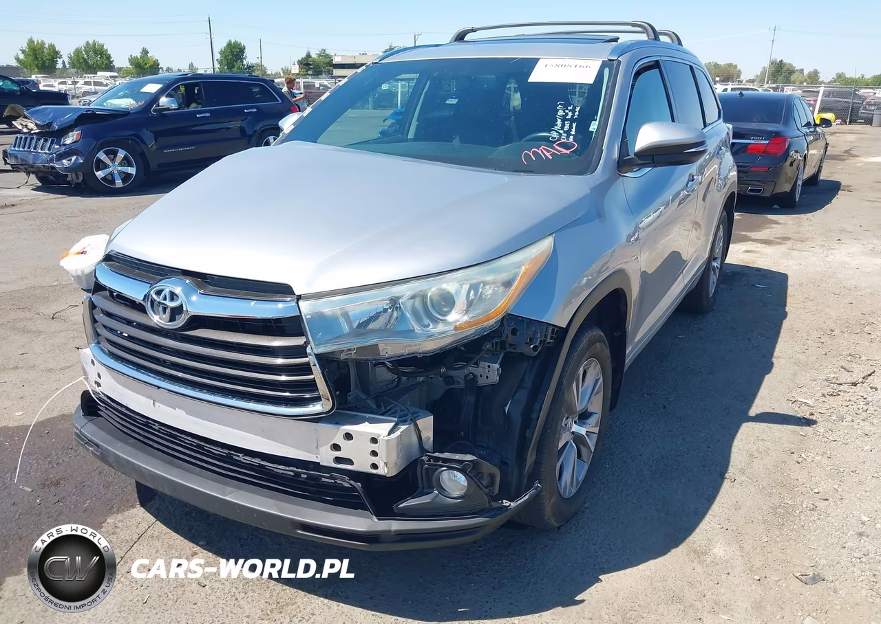 2015 Toyota Highlander Xle V6 VIN:5TDJKRFH8FS126127 - 2