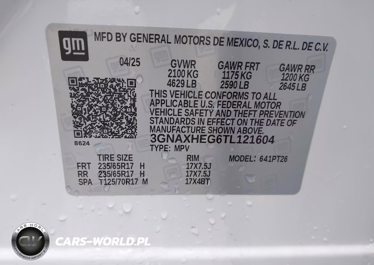2026 Chevrolet Equinox Fwd Lt VIN:3GNAXHEG6TL121604 - 9