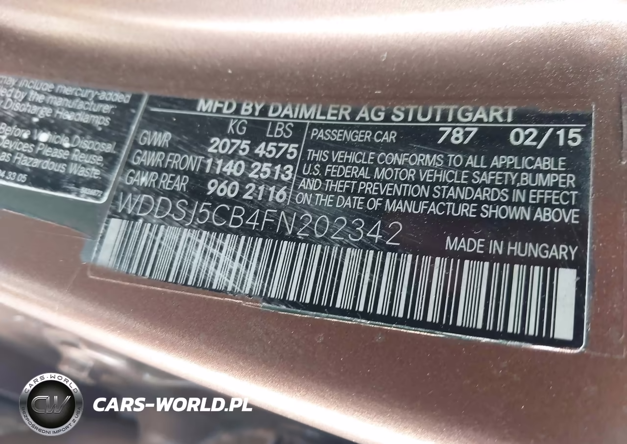 2015 Mercedes-Benz Cla 45 Amg 4Matic VIN:WDDSJ5CB4FN202342 - 9