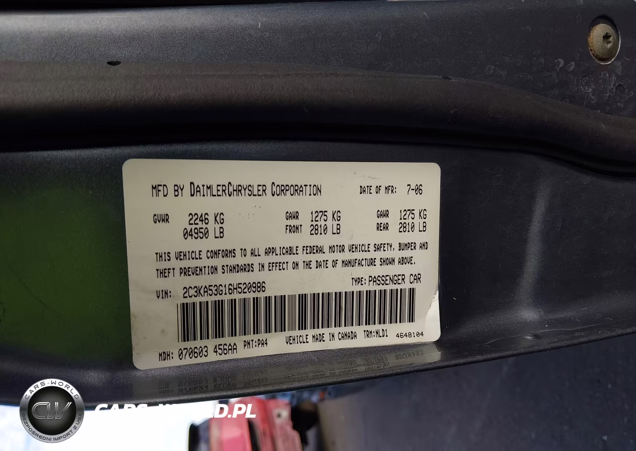 2006 Chrysler 300 Touring VIN:2C3KA53G16H520986 - 9