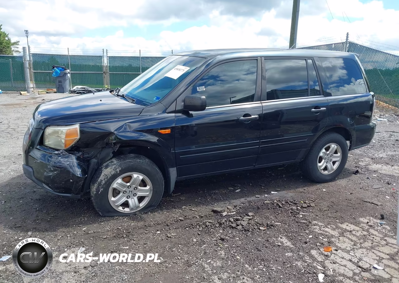 2007 Honda Pilot Lx VIN:2HKYF18187H535269 - 2