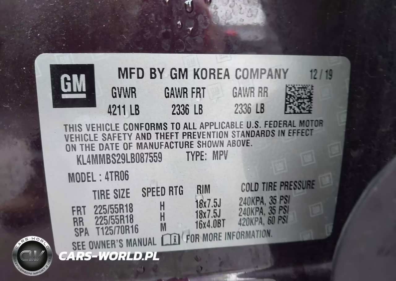 2020 Buick Encore Gx Fwd Preferred VIN:KL4MMBS29LB087559 - 9